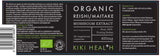 Kiki Health Organic Reishi/Maitake Mushroom Extract 60's