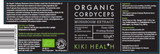 Kiki Health Organic Cordyceps Mushroom Extract Powder 50g