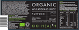 Kiki Health Organic Wheatgrass Juice Powder 100g