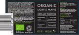 Kiki Health Organic Lion's Mane Extract Tincture 50ml