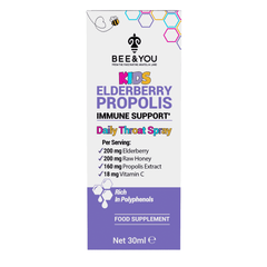 Bee&You Kids Elderberry Propolis Immune Support Daily Throat Spray 30ml