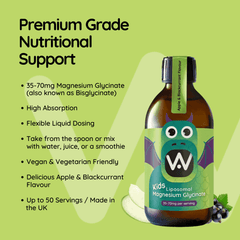Well.Actually. Kids Liposomal Magnesium Glycinate 250ml