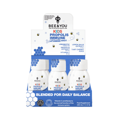 Bee&You Kids Propolis Immune NightTime Shot 50ml x 12 (CASE)
