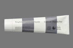 Kingfisher Natural Toothpaste Charcoal Fluoride Free 100ml