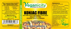 Veganicity Konjac Fibre 500mg