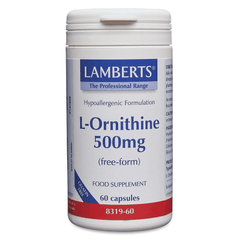 Lamberts L-Ornithine HCL 500mg 60s