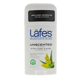 Lafe's Deodorant Stick Unscented Witch Hazel & Aloe 64g