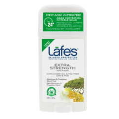 Lafe's Deodorant Stick Extra Strength Coriander & Tea Tree 63g
