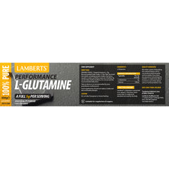 Lamberts Performance L-Glutamine 500g