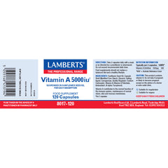 Lamberts Vitamin A 5000iu 120's