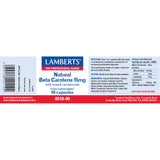 Lamberts Natural Beta Carotene 15mg 90's