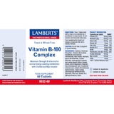 Lamberts Vitamin B-100 Complex 60's