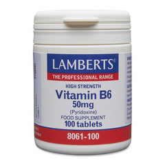 Lamberts Vitamin B6 50mg 100's