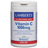 Lamberts Vitamin C 1000mg with Bioflavonoids and Rose Hip Extract 120's