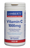 Lamberts Vitamin C 1000mg (with Bioflavonoids and Rose Hips) 60's