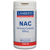 Lamberts NAC N-Acetyl Cysteine 600mg 60's
