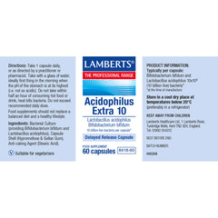 Lamberts Acidophilus Extra 10 60's
