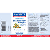 Lamberts Sea Buckthorn Berry Oil 1000mg 30's