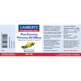 Lamberts Pure Evening Primrose Oil 500mg 180's