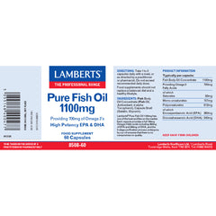 Lamberts Pure Fish Oil 1100mg 60's