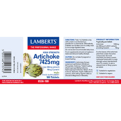 Lamberts Artichoke 7425mg 180's
