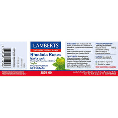 Lamberts Rhodiola Rosea Extract 60s