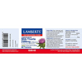 Lamberts Milk Thistle 2500mg (as 100mg extract) 60's