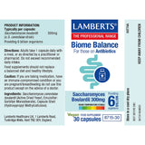 Lamberts Biome Balance for those on Antibiotics 30s (Formerly Saccharomyces Boulardii)