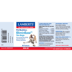 Lamberts Pet Nutrition EliminEase for dogs 90's
