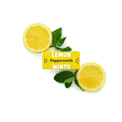 Peppersmith Lemon Mints 12 x 15g CASE