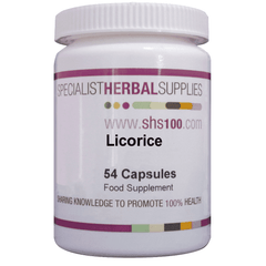 Specialist Herbal Supplies (SHS) Licorice Capsules 54s