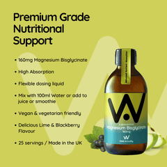 Well.Actually. Liposomal Magnesium Bisglycinate Apple Twist Flavour 250ml
