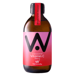 Well.Actually. Liposomal Vitamin C 1000mg Strawberry & Lychee Flavour 250ml
