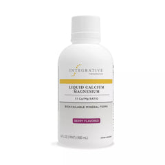 Liquid Calcium Magnesium 1:1 (Berry Flavour) - 480ml | Integrative Therapeutics