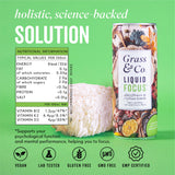 Grass & Co Liquid FOCUS Elderflower & Sicilian Lemon with Lion's Mane Nootropic Drink 250ml