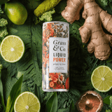 Grass & Co Liquid POWER Ginger & Lime with Shiitake Nootropic Drink 250ml