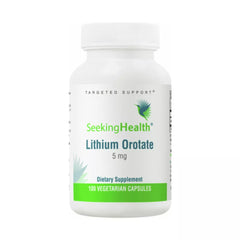 Lithium Orotate 5mg - 100 Capsules | Seeking Health
