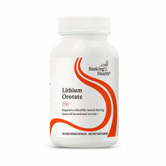 Lithium Orotate 5mg - 100 Capsules | Seeking Health