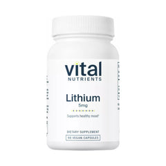 Lithium Orotate 5mg - 90 Capsules | Vital Nutrients