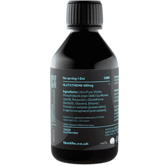 Lipolife LLG4 Glutathione Unflavoured 240ml (Liposomal)
