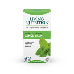 Living Nutrition Organic Fermented Lemon Balm 60's