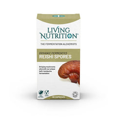 Living Nutrition Organic Fermented Reishi Spores 60's