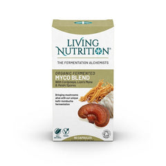 Living Nutrition Organic Fermented Myco Blend 60's