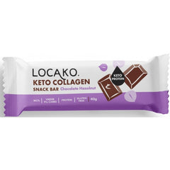 Locako Keto Collagen Snack Bar Chocolate Hazelnut 15x40g