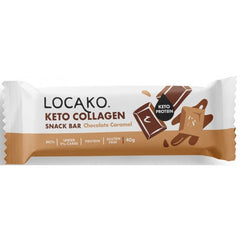 Locako Keto Collagen Snack Bar Chocolate Caramel 15x40g