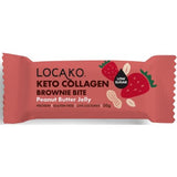 Locako Keto Collagen Brownie Bite Peanut Butter Jelly 15x30g