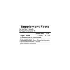 Lugol's Iodine - 90 Capsules | Mother Earth Labs