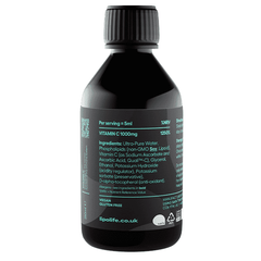 Lipolife LVC1 Vitamin C Unflavoured 240ml (Liposomal)