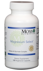 Moss Nutrition Magnesium Select (Malate/Glycinate) - 100 Capsules