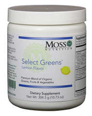 Moss Nutrition Select Greens (Lemon Flavour) - 304.3g